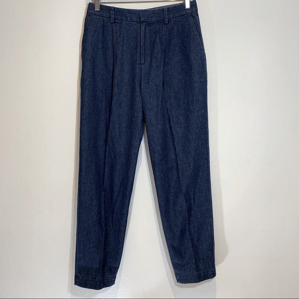 UNIQLO pleaded baggy denim